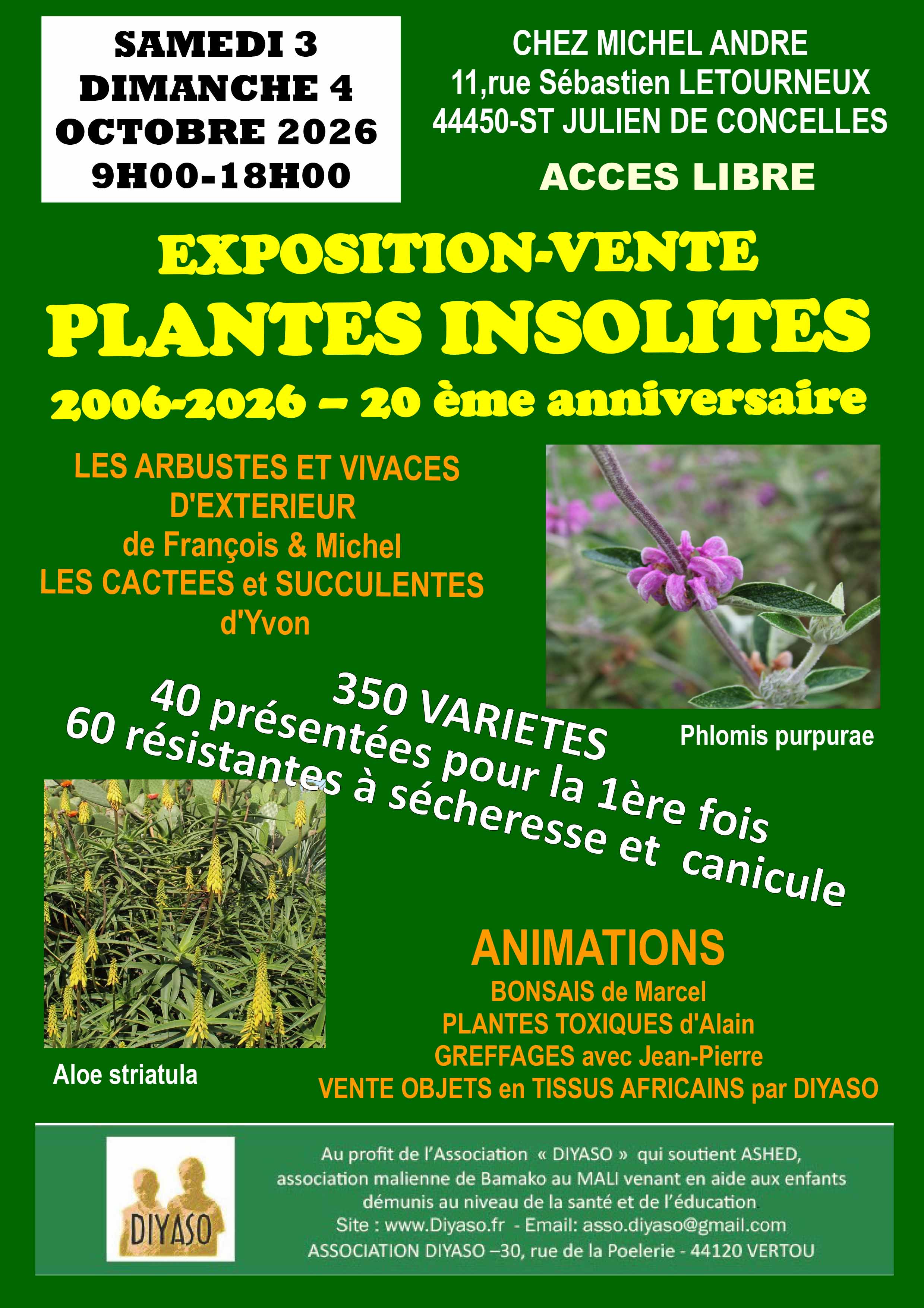 AFFICHE PLANTES 2026